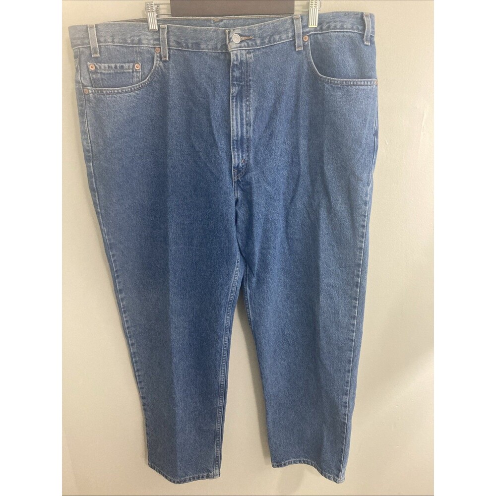 New Levis 550 Jeans Men’s Size 46x30 Big & Tall Relaxed Fit Blue Denim Tapered
